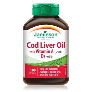 روغن کبد ماهی با ویتامین A و D3 جیمیسون